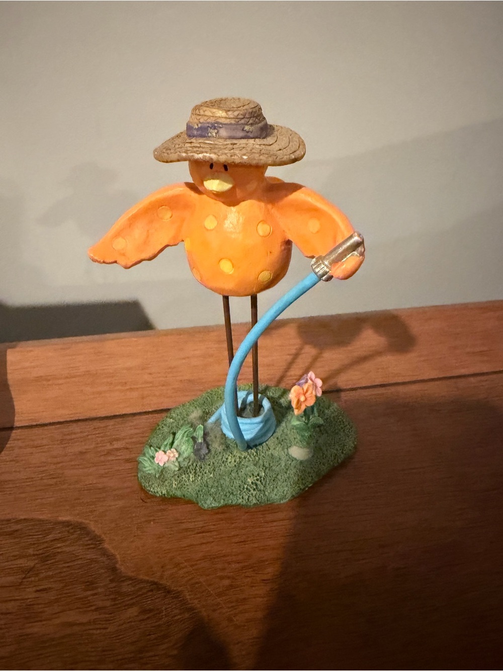 Russ Berrie Tweet Along With Me Bird Figurine Gardening 11679